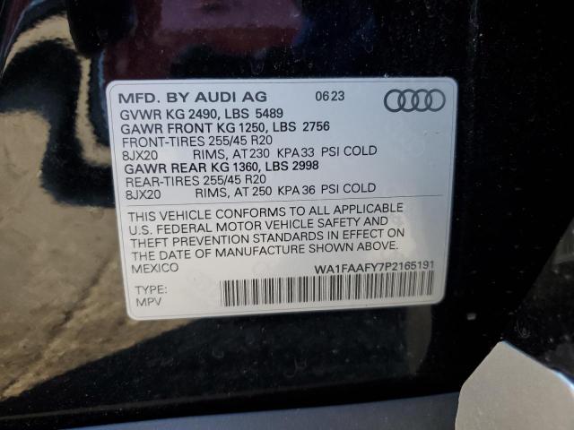 2023 AUDI Q5 PRESTIG WA1FAAFY7P2165191