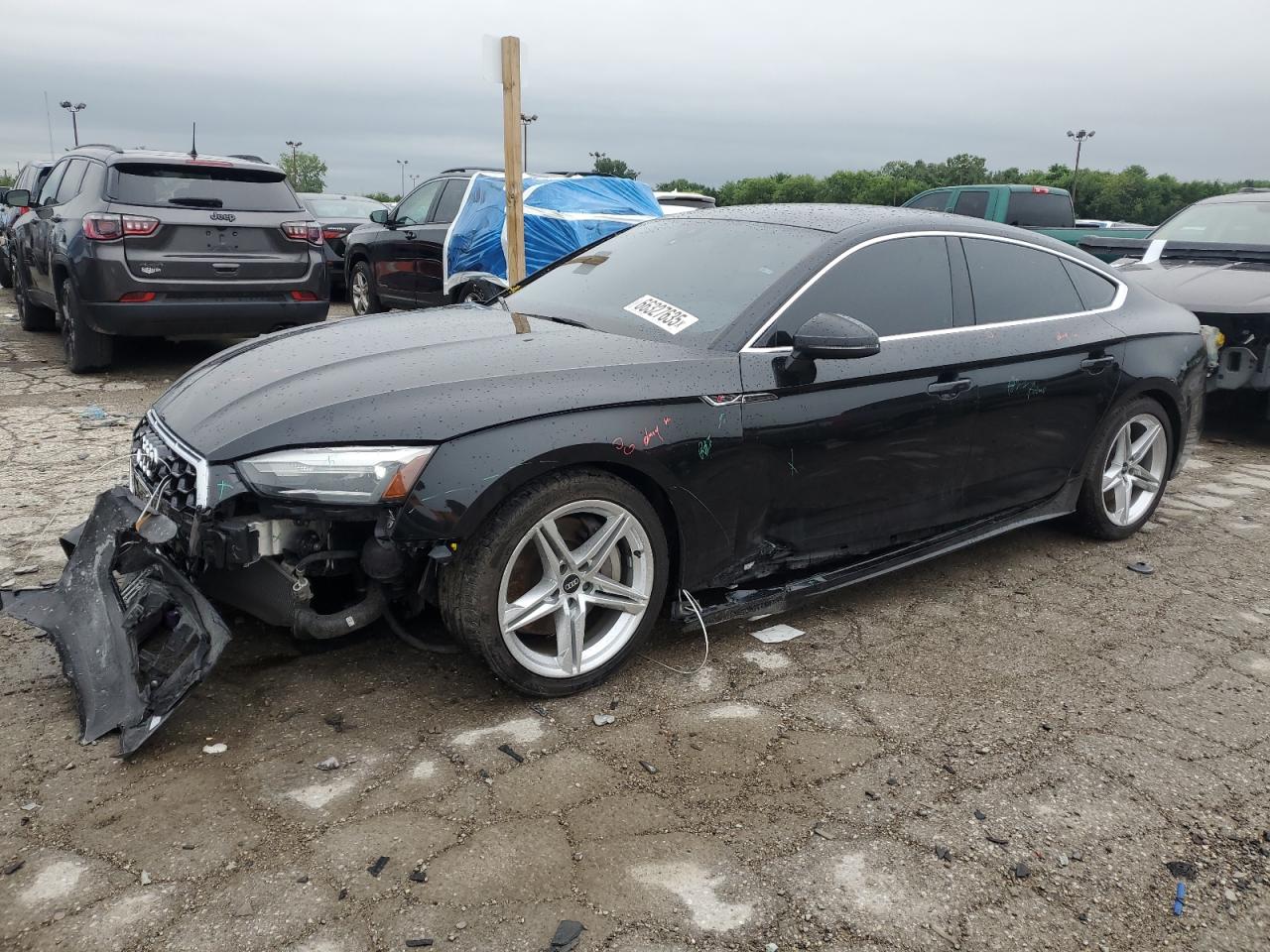 Lot #3260561075 2021 AUDI A5 PREMIUM 45