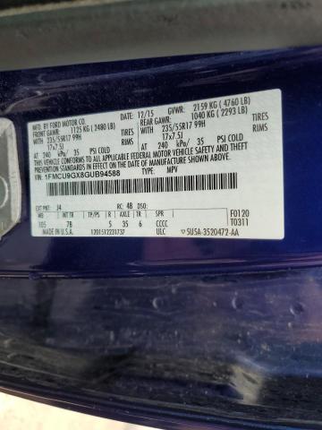 2016 FORD ESCAPE SE - 1FMCU9GX8GUB94588