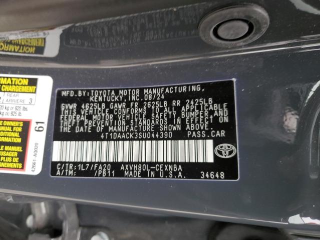 2025 TOYOTA CAMRY XSE 4T1DAACK3SU044390