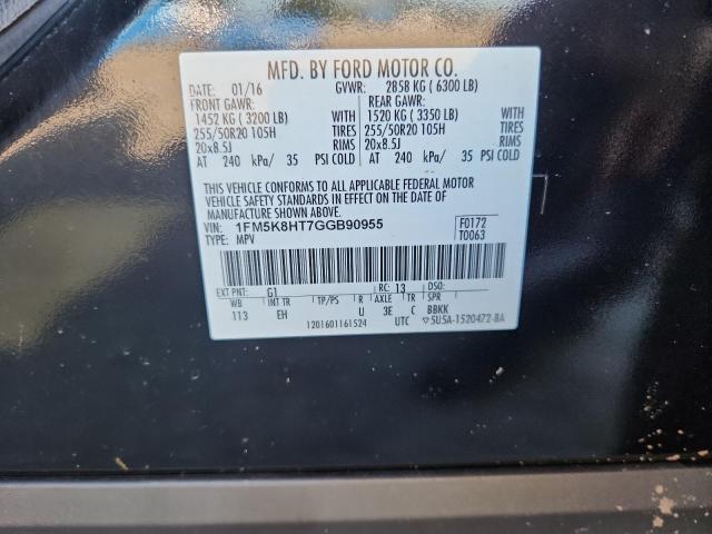 2016 FORD EXPLORER P - 1FM5K8HT7GGB90955