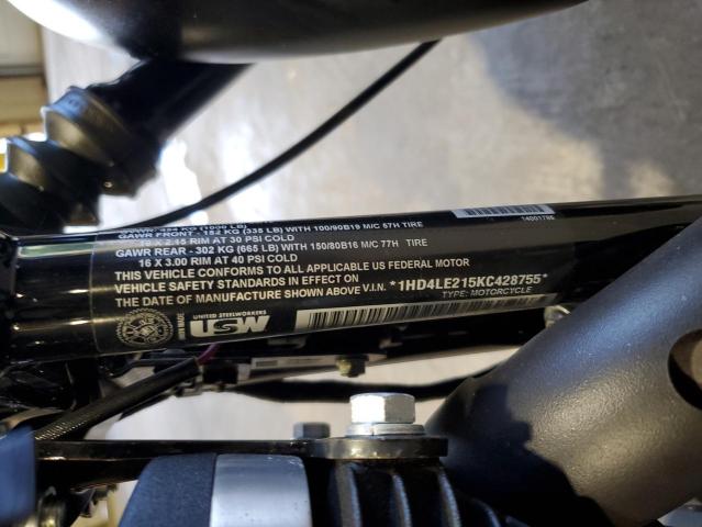 2019 HARLEY-DAVIDSON XL883 N 1HD4LE215KC428755