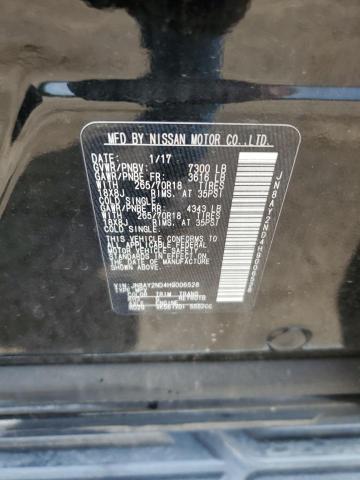 2017 NISSAN ARMADA SV JN8AY2ND4H9006528