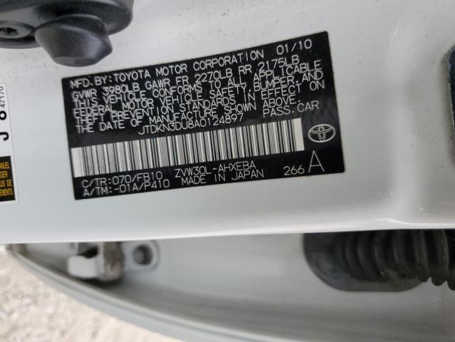 2010 TOYOTA PRIUS - JTDKN3DU8A0124897