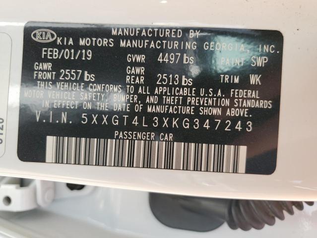 2019 KIA OPTIMA LX 5XXGT4L3XKG347243