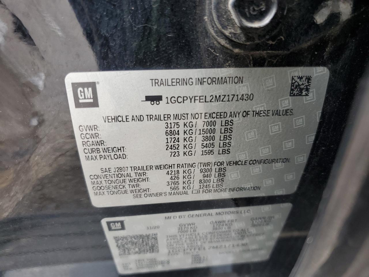 CHEVROLET SILVERADO K1500 LT TRAIL BOSS