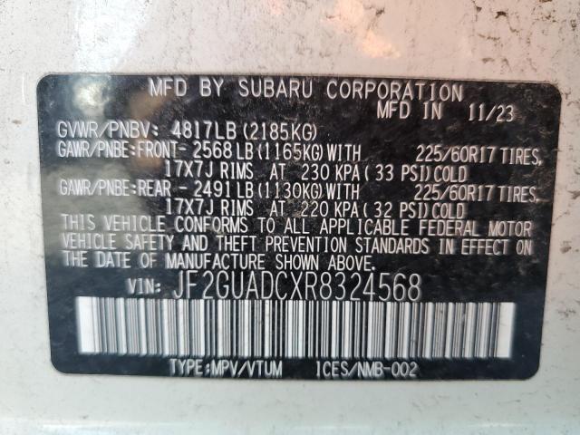 2024 SUBARU CROSSTREK JF2GUADCXR8324568