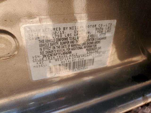 2015 NISSAN VERSA S - 3N1CN7AP7FL904266
