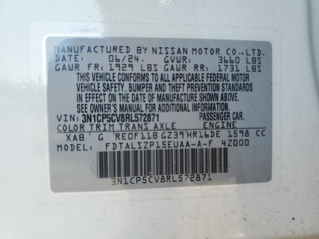 2024 NISSAN KICKS SV 3N1CP5CV8RL572871