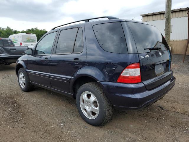 MERCEDES-BENZ ML 320 2002 blue  gas 4JGAB54E42A316379 photo #3
