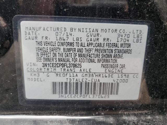 2015 NISSAN VERSA NOTE 3N1CE2CP0FL370625