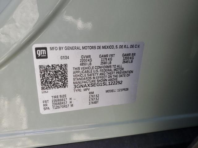 2025 CHEVROLET EQUINOX AC 3GNAXSEG1SL122252