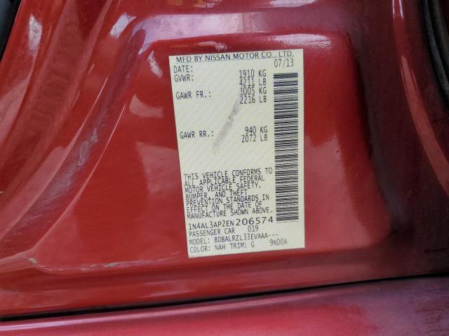 2014 NISSAN ALTIMA 2.5 - 1N4AL3AP2EN206574