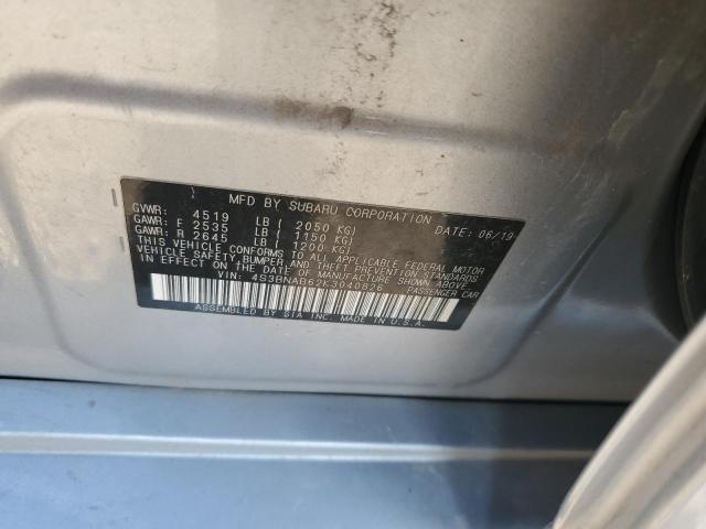 2019 SUBARU LEGACY 2.5 4S3BNAB62K3040826