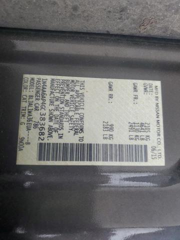 2016 NISSAN MAXIMA 3.5 1N4AA6AP4GC383682