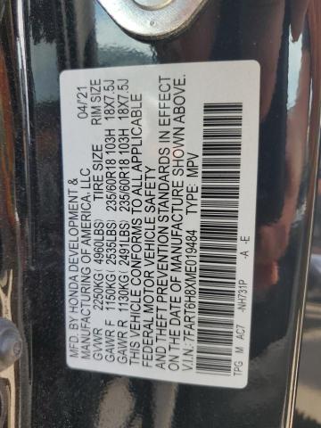 2021 HONDA CR-V EXL 7FART6H8XME019484