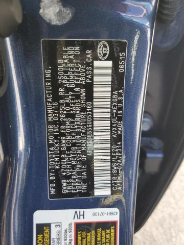 2016 TOYOTA AVALON HYB 4T1BD1EB5GU053160