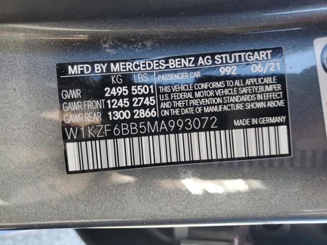 2021 MERCEDES-BENZ E AMG 53 4MATIC W1KZF6BB5MA993072