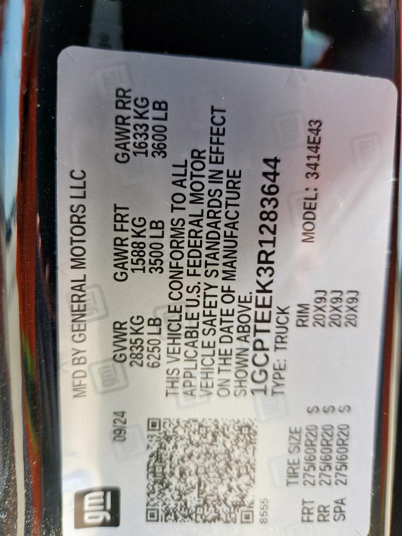 2024 CHEVROLET COLORADO T 1GCPTEEK3R1283644