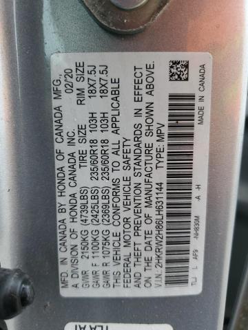 2020 HONDA CR-V EXL 2HKRW2H86LH631144
