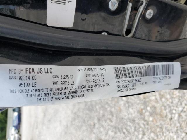 2015 DODGE CHARGER SX 2C3CDXHGXFH857625