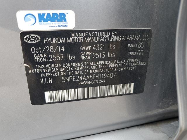 2015 HYUNDAI SONATA ECO 5NPE24AA8FH119487