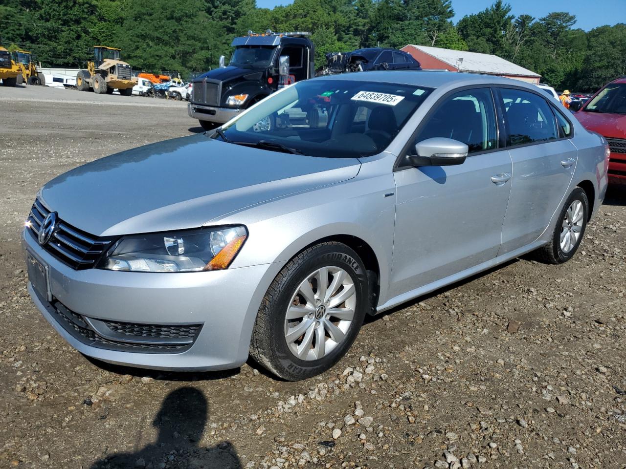 Lot #3278555958 2015 VOLKSWAGEN PASSAT S