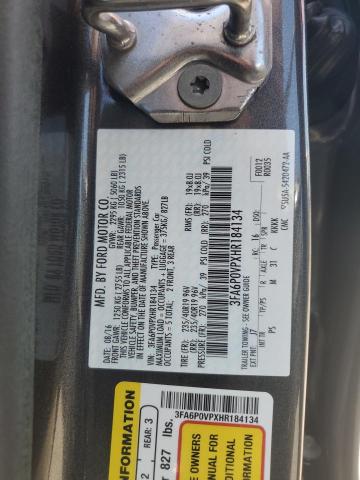 2017 FORD FUSION SPO 3FA6P0VPXHR184134