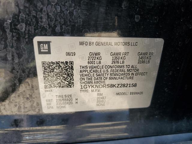 1gykndrs8kz282158 - 2019 Cadillac Xt5 Luxury - #63017105