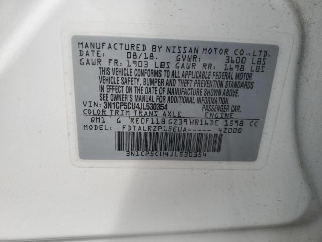 2018 NISSAN KICKS S - 3N1CP5CU4JL530354