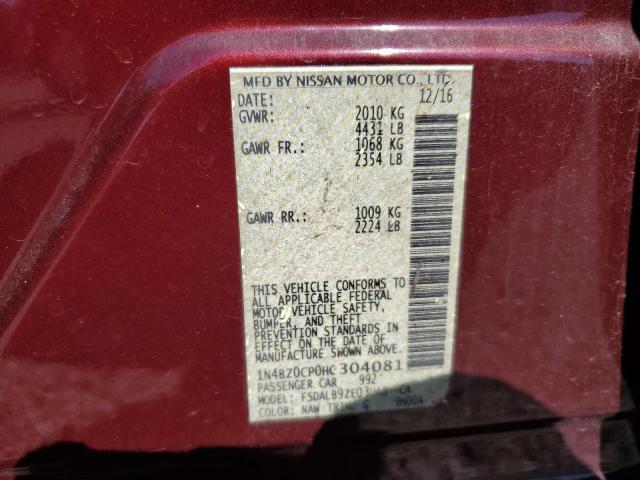 2017 NISSAN LEAF S - 1N4BZ0CP0HC304081