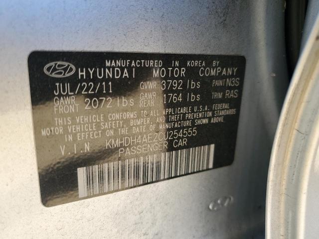 2012 HYUNDAI ELANTRA GLS - KMHDH4AE2CU254555