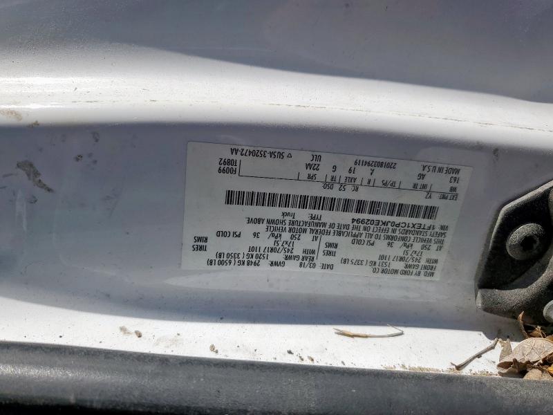 2018 FORD F150 SUPER - 1FTEX1CP0JKE02994