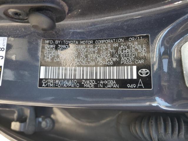 2011 TOYOTA PRIUS - JTDKN3DU4B1429468