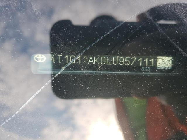 2020 TOYOTA CAMRY SE - 4T1G11AK0LU957111
