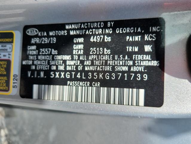 2019 KIA OPTIMA LX - 5XXGT4L35KG371739