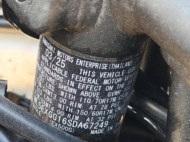 2025 KAWASAKI EX500 #3301833348
