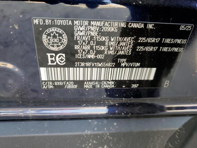 2025 TOYOTA RAV4 XLE - 2T3R1RFV1SW554822