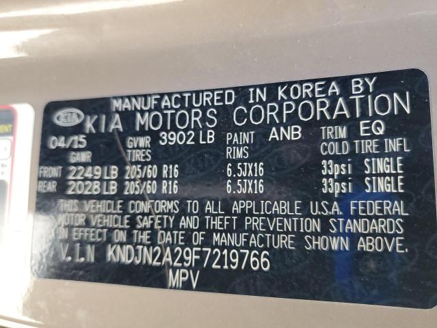 2015 KIA SOUL KNDJN2A29F7219766