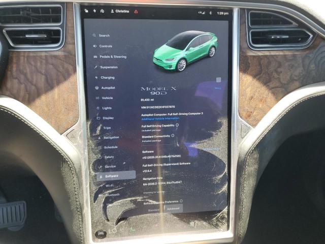 2017 TESLA MODEL X 5YJXCDE2XHF037870