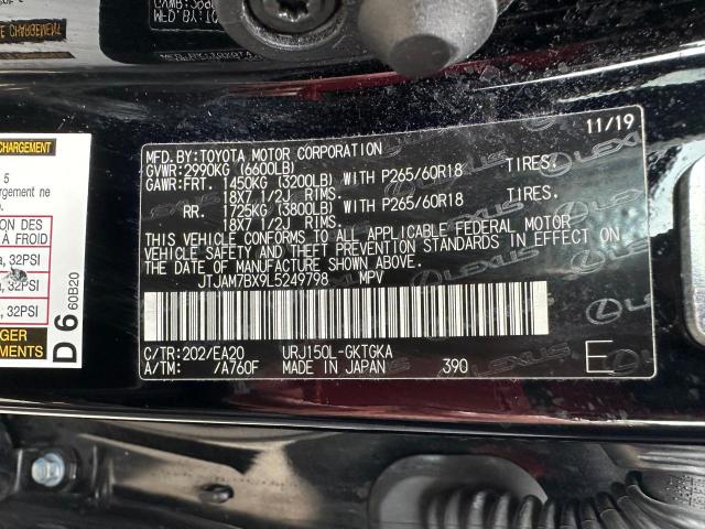 2020 LEXUS GX 460 PRE JTJAM7BX9L5249798