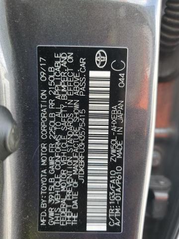 2017 TOYOTA PRIUS - JTDKBRFU3H3575415