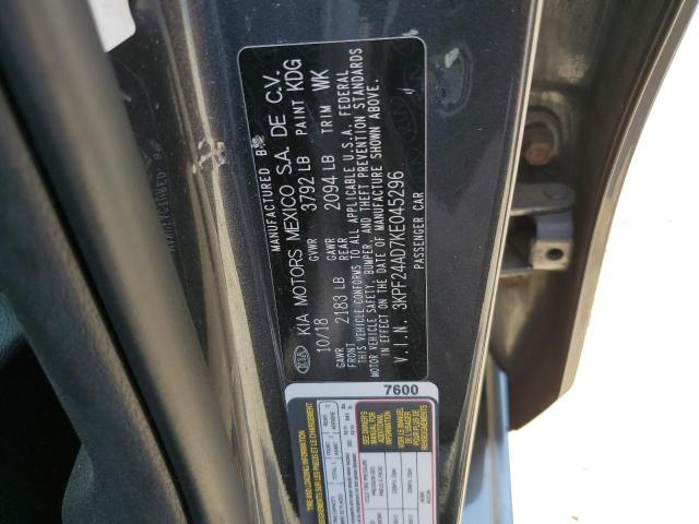 2019 KIA FORTE FE - 3KPF24AD7KE045296