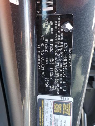 2023 KIA FORTE LX 3KPF24AD1PE634920