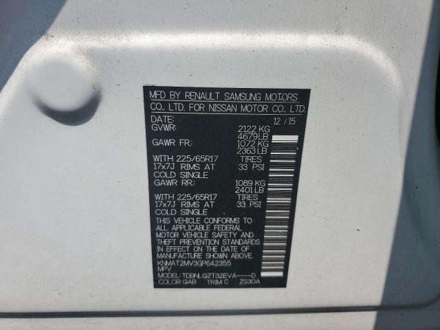2016 NISSAN ROGUE S - KNMAT2MV3GP642355