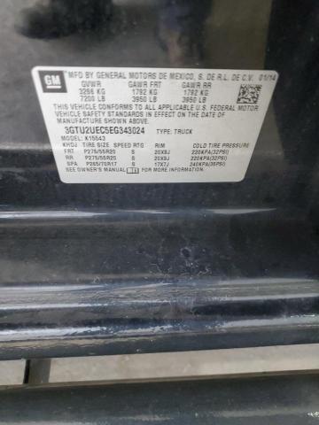 2014 GMC SIERRA K15 - 3GTU2UEC5EG343024