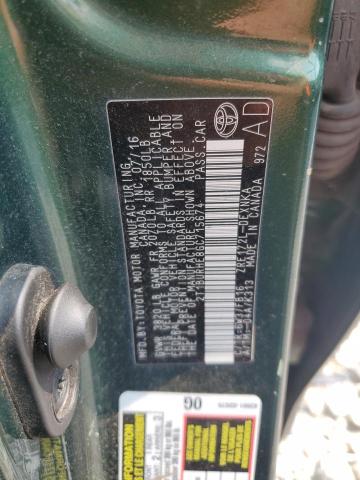 2016 TOYOTA COROLLA L - 2T1BURHE8GC715674