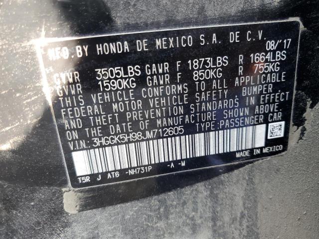 2018 HONDA FIT EX 3HGGK5H98JM712605