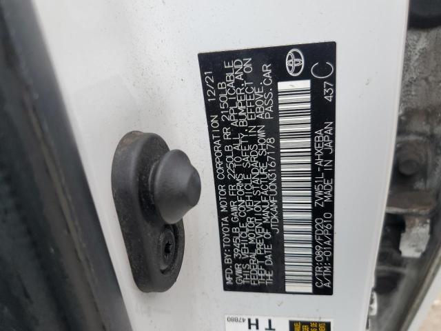 2022 TOYOTA PRIUS NIGH JTDKAMFU0N3167178
