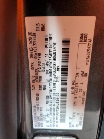 2017 FORD ESCAPE S 1FMCU0F72HUB39102